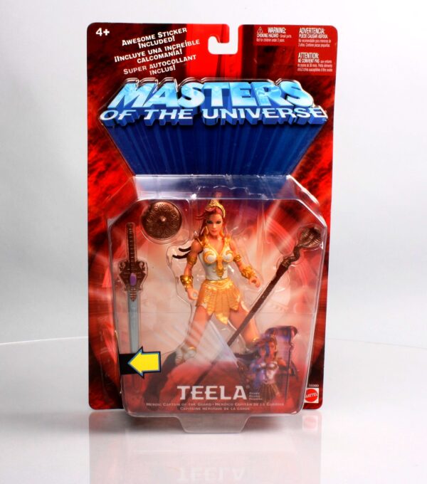 Teela “w/Action Chip” Heroic Captain of the Guard! (Masters Of The Universe Series-3) “Rare-Vintage” (2002)