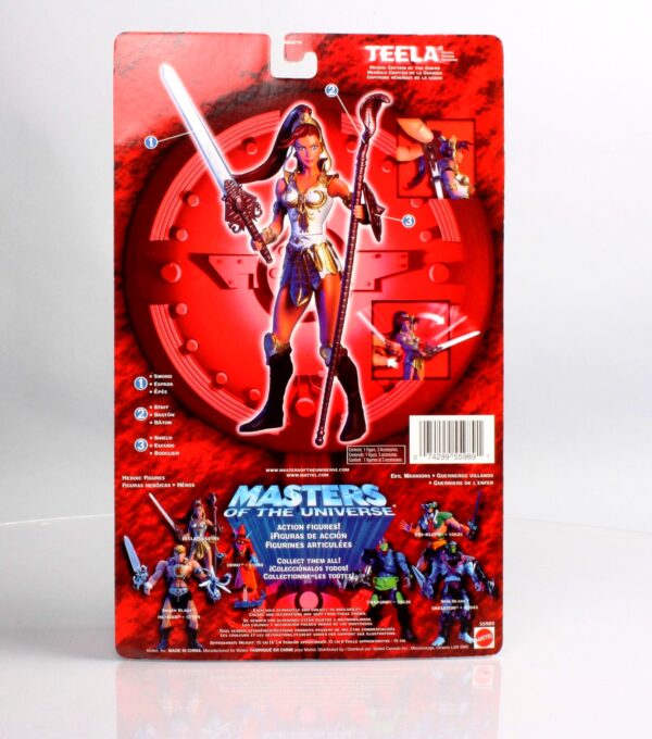Teela “w/Action Chip” Heroic Captain of the Guard! (Masters Of The Universe Series-3) “Rare-Vintage” (2002)