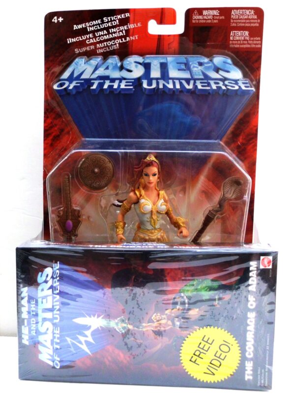 Teela “w/Action Chip & The Courage Of Adam-Video” Heroic Captain of the Guard! (Masters Of The Universe Series-3) “Rare-Vintage” (2002)