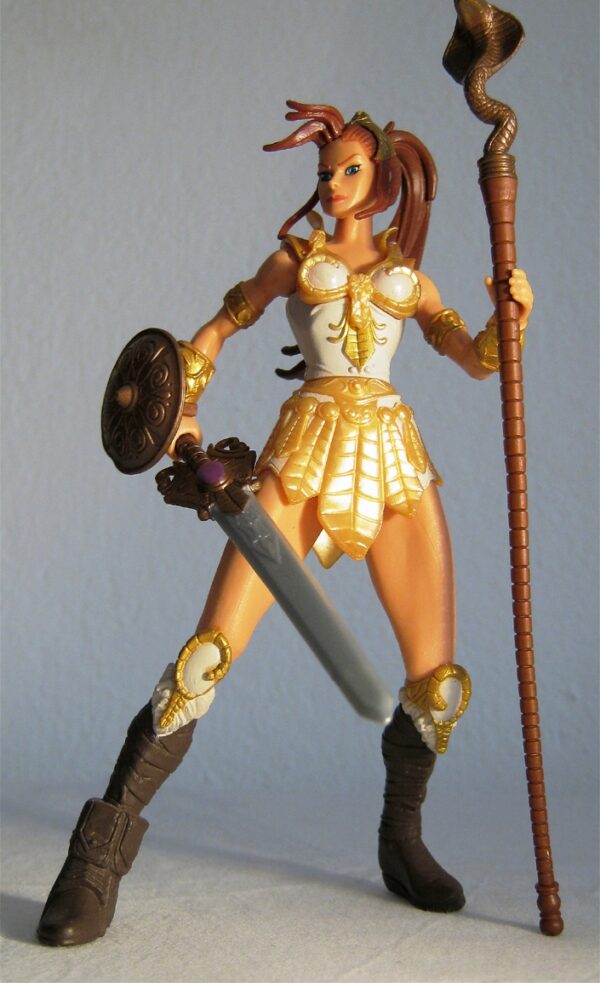 Teela “w/Action Chip & The Courage Of Adam-Video” Heroic Captain of the Guard! (Masters Of The Universe Series-3) “Rare-Vintage” (2002)