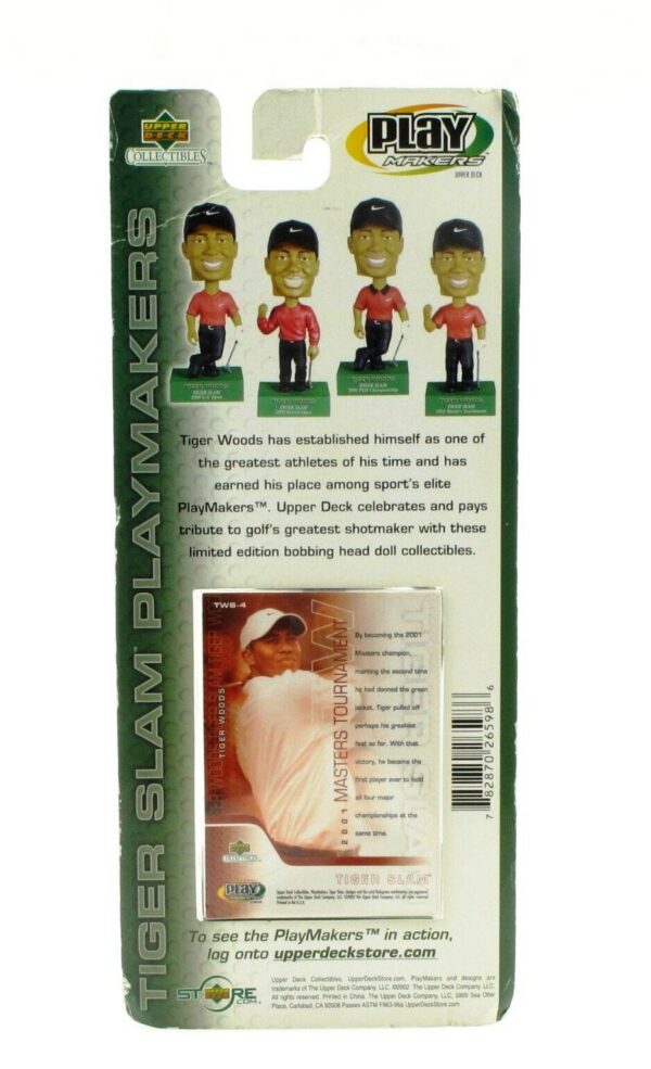 Tiger Woods 2001 PGA Masters Tournament TIGER SLAM # 4 of 4-D