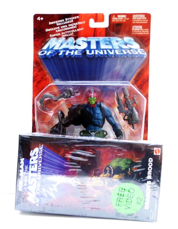 Trapjaw “w/Action Chip & Dragon's Brood Video” Evil Mechanical Menace! (Masters Of The Universe Series-2) “Rare-Vintage” (2002)