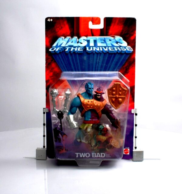 (Two Bad) (6d) Two Bad “w/Double-Headed Mace” Evil Warrior! (Masters Of The Universe Series-2) “Rare-Vintage” (2002)