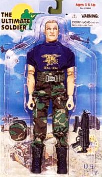 U S Navy Seal Team-1 BDU and weapon (white)