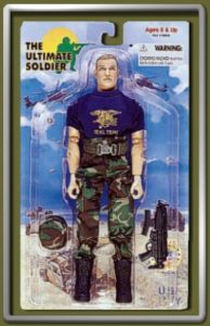 U S Navy Seal Team with BDU and weapon (white)