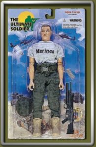 U. S. MARINES with BDU amd weapon (white)