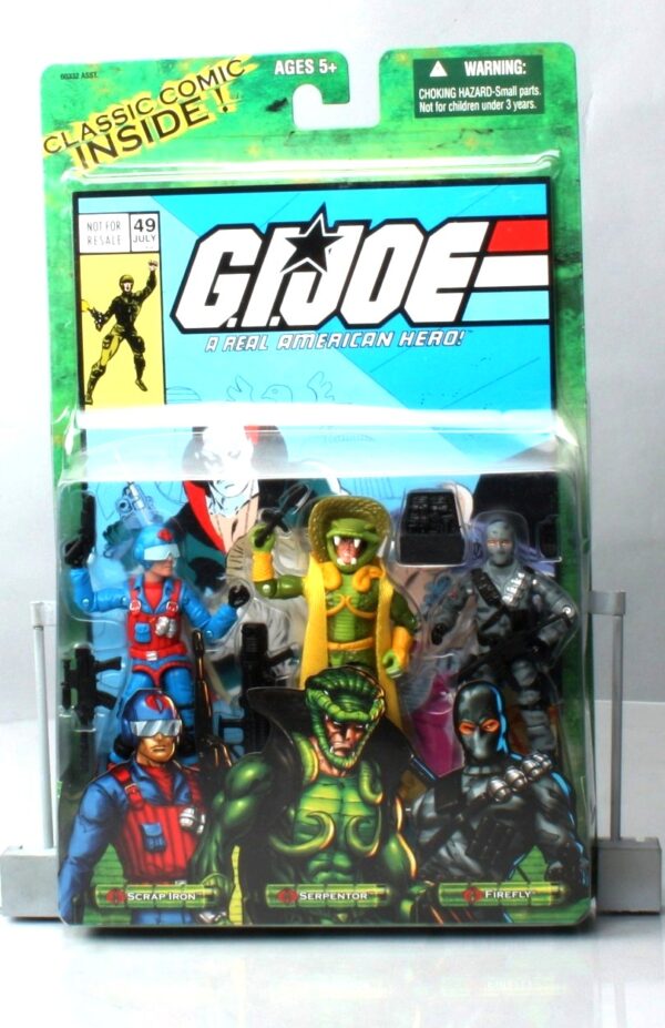 Valor vs. Venom (Scrap Iron, Serpentor & Firefly) with Comic” (1)