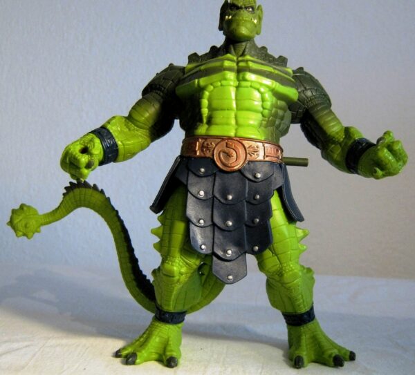 Whiplash (Regular Issue) "Silver & Bronze Trident Staff w/Bronze Belt"! (Masters Of The Universe Series-3) “Rare-Vintage” (2002)