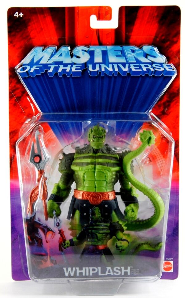 Whiplash (Regular Issue) "Silver & Bronze Trident Staff w/Bronze Belt"! (Masters Of The Universe Series-3) “Rare-Vintage” (2002)