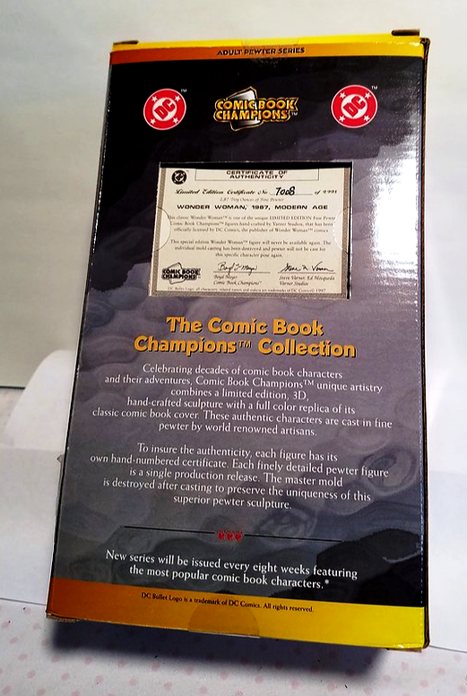 Wonder Woman 1998 (Comic Book Champion) Pewter-a Wonder Woman 1998 (Comic Book Champion) Pewter-a