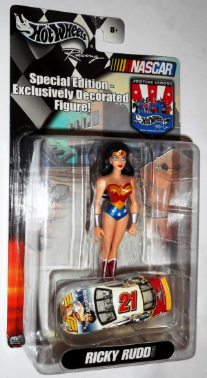 Wonder Woman Nascar Exclusively decorated action figure -00