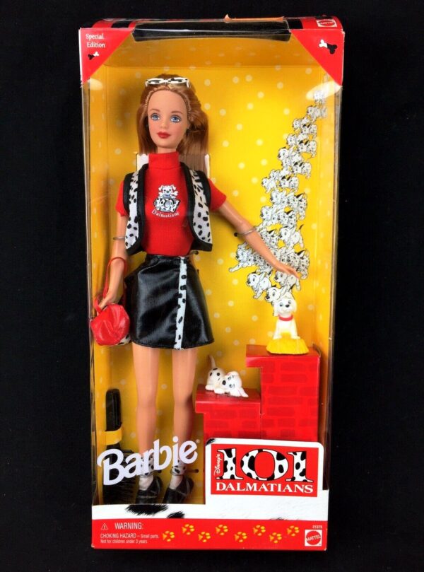 101 Dalmatians Barbie (Burnette) 1998-0 101 Dalmatians Barbie “Burnette” (Disney's Feature Movie “Toys R Us Exclusive” Special Edition) “Rare-Vintage” (1998)