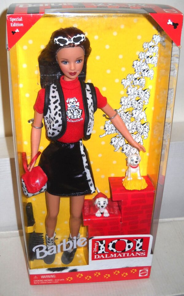 101 Dalmatians Barbie (Burnette) 1998-a 101 Dalmatians Barbie “Burnette” (Disney's Feature Movie “Toys R Us Exclusive” Special Edition) “Rare-Vintage” (1998)