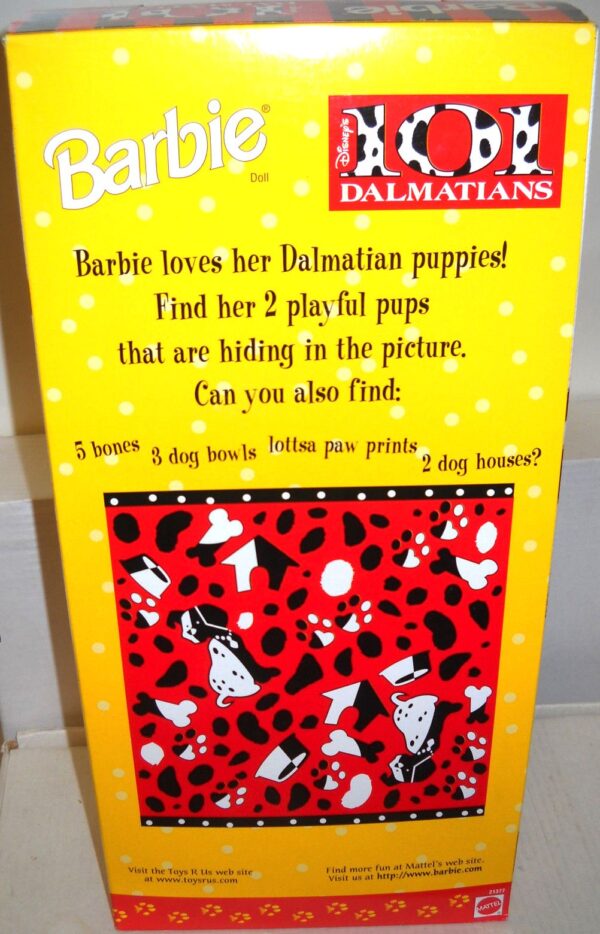 101 Dalmatians Barbie (Burnette) 1998-aaa 101 Dalmatians Barbie “Burnette” (Disney's Feature Movie “Toys R Us Exclusive” Special Edition) “Rare-Vintage” (1998)