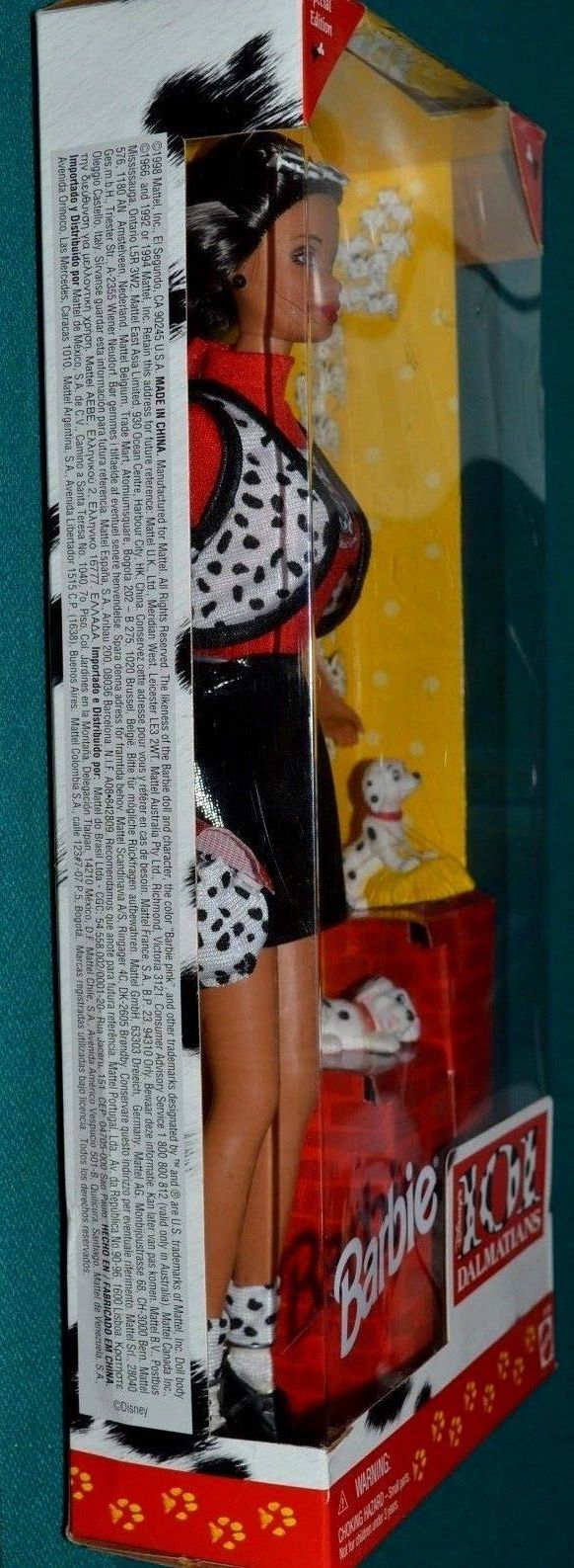 101 Dalmatians Barbie (Christie-African American) 1998-a2 101 Dalmatians Barbie “Christie-African American” (Disney's Feature Movie “Toys R Us Exclusive” Special Edition) “Rare-Vintage” (1998)