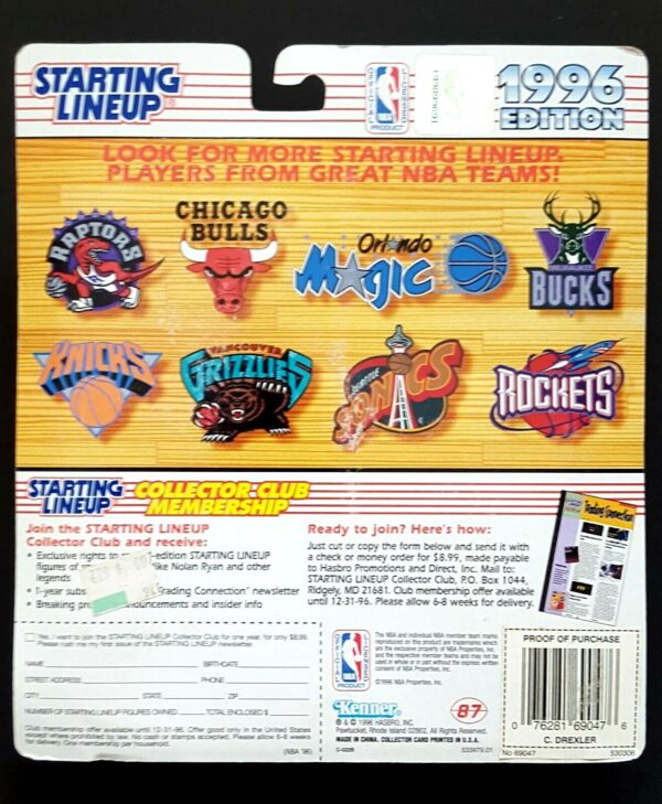 1996 Clyde Drexler Starting Lineup-01 1996 Clyde Drexler Starting Lineup-01