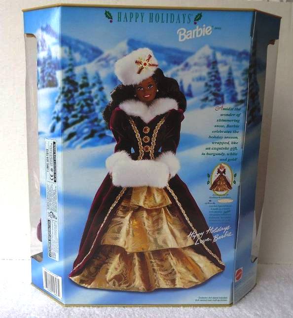 1996 Happy Holidays Barbie Doll (African American) Special Edition "Rare-Vintage" (1996)