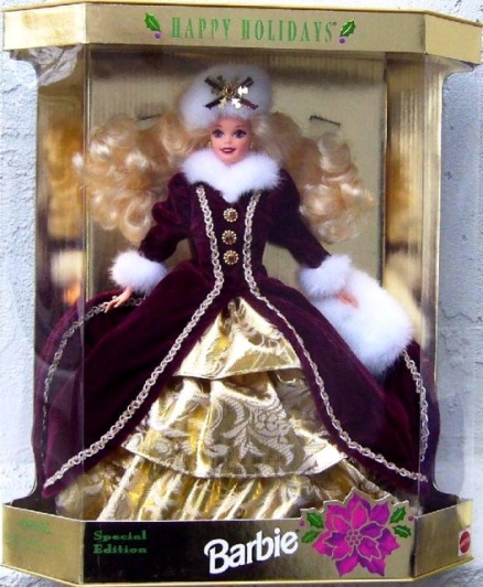1996 Happy Holidays Barbie Blonde (1) - Copy