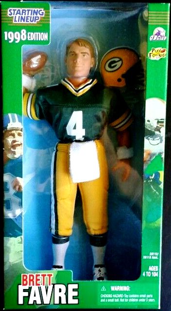 Starting Lineup Classic Doubles Brett Favre Figures 1999 Hasbro Southern Miss GB for sale online