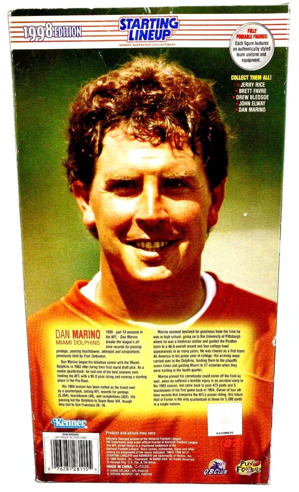 1998 Dan Marino 12 Inch 1998 Edition Starting Lineup-00