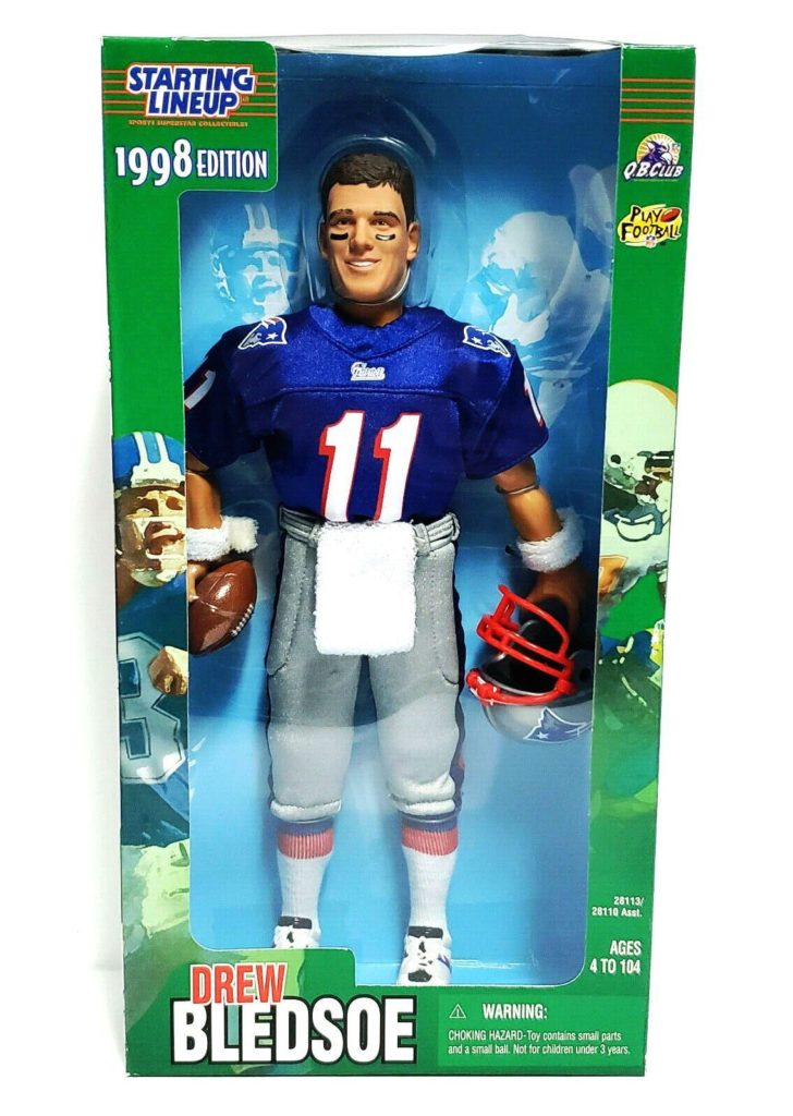 1998 Drew Beldsoe 12 Inch 1998 Edition Starting Lineup-0