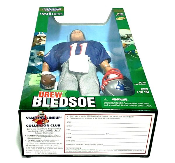 1998 Drew Beldsoe 12 Inch 1998 Edition Starting Lineup-01b