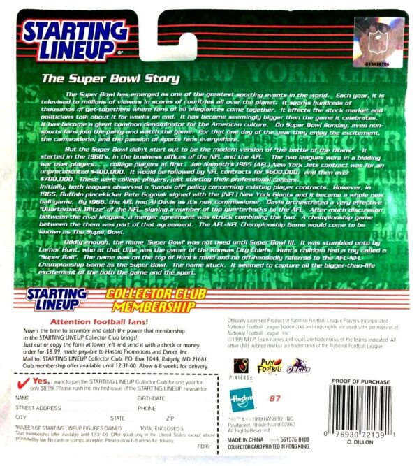 1999-2000 Corey Dillon Starting Lineup-0