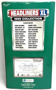 1999 Equity Sports Headliners XL Sammy Sosa (2)