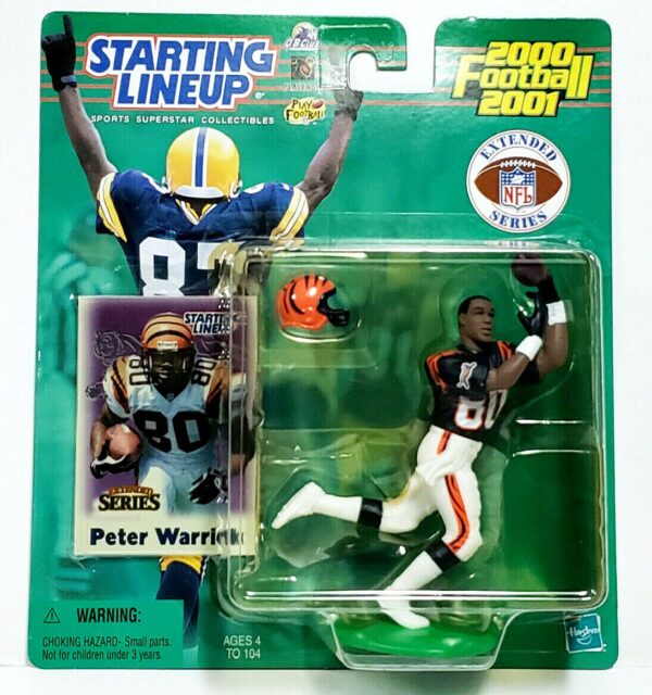 2000-2001 Peter Warrick (Rookie Black & White Uniform)