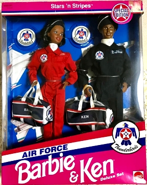 Air Force Barbie & Ken Deluxe Set -0 Air Force Barbie & Ken “African American”