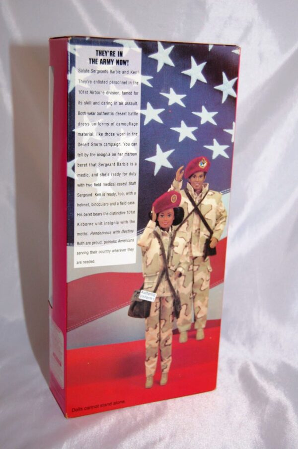 Army Barbie AA (stars n Stripes)-01aa Stars n Stripes Army Barbie “African American” (Rendezvous with Destiny “Toys R Us Exclusive” Special Edition) “Rare-Vintage” (1992)
