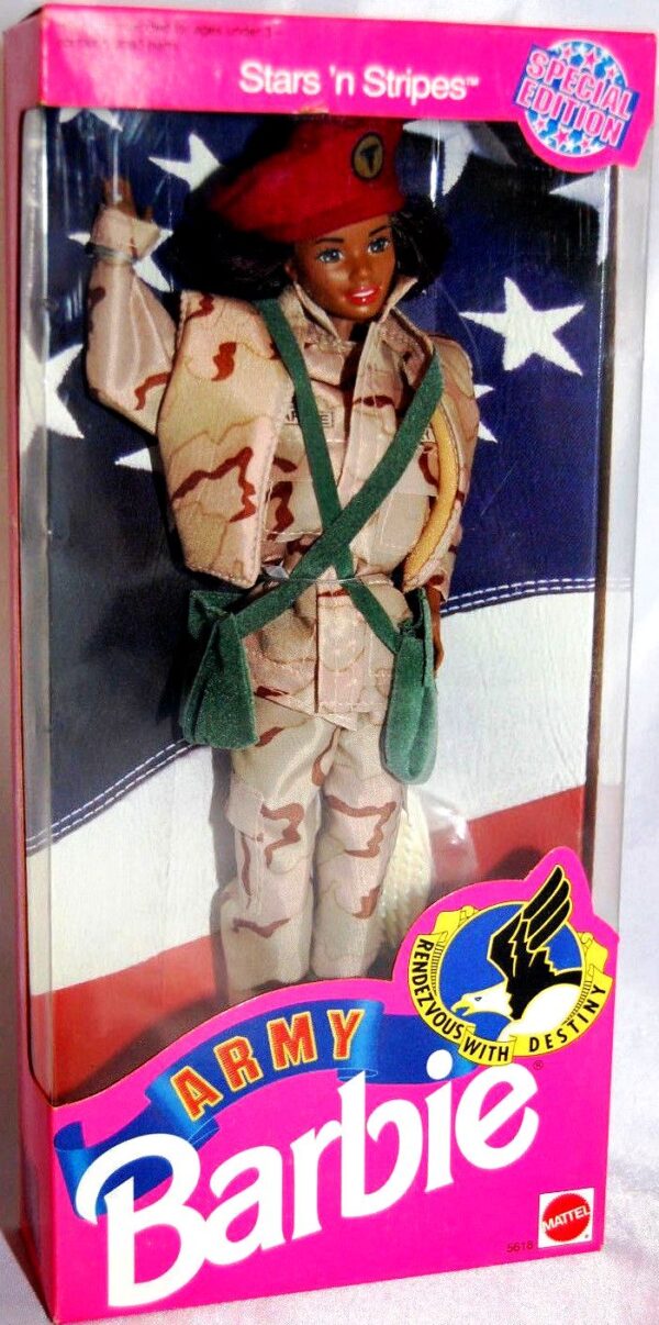 Army Barbie AA (stars n Stripes) Army Barbie “African American”