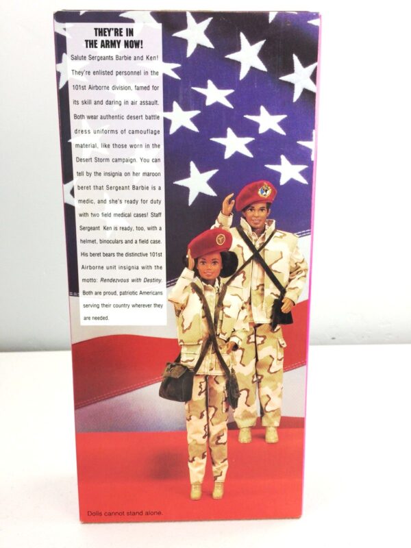 Army Barbie AA (stars n Stripes)-DD Stars n Stripes Army Barbie “African American” (Rendezvous with Destiny “Toys R Us Exclusive” Special Edition) “Rare-Vintage” (1992)
