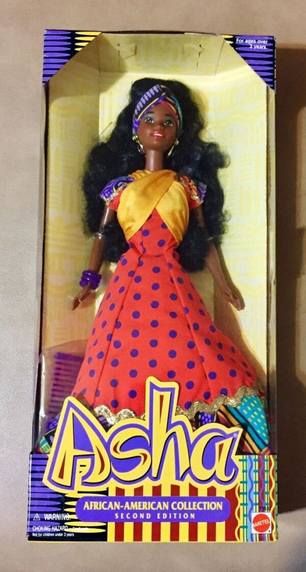Asha Second Edition The African American Collection-0 Asha “Second Edition” (The African American Collection “Exclusive Toys R Us”) “Rare-Vintage” (1995)
