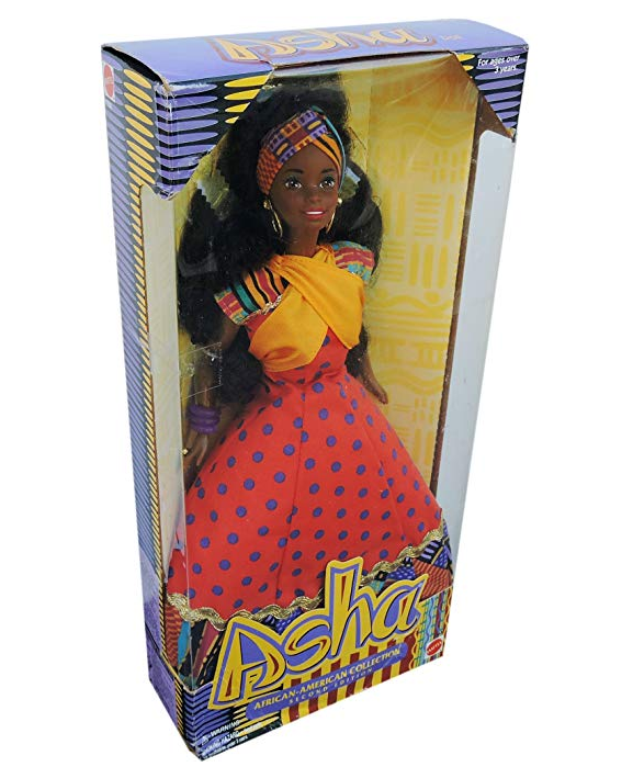 Asha Second Edition The African American Collection-01a Asha “Second Edition” (The African American Collection “Exclusive Toys R Us”) “Rare-Vintage” (1995)