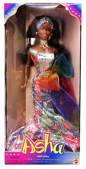 Asha Third Edition The African American Collection-1b Asha “Third Edition” (The African American Collection “Exclusive Toys R Us”) “Rare-Vintage” (1996)
