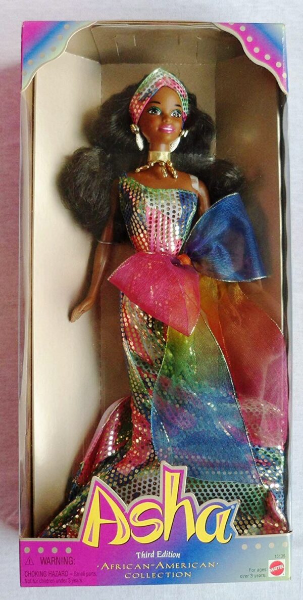 Asha Third Edition The African American Collection Asha “Third Edition” (The African American Collection “Exclusive Toys R Us”) “Rare-Vintage” (1996)