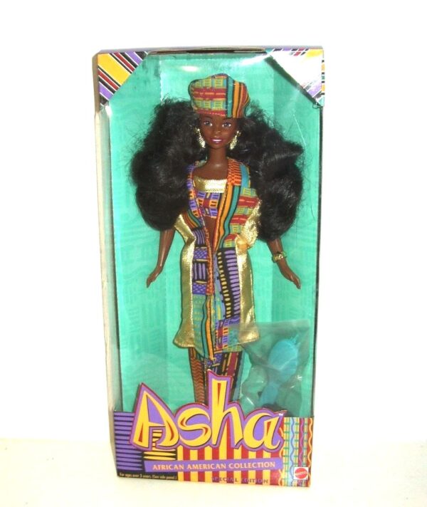 Asha special Edition The African American Collection-00 Asha “Special Edition” (The African American Collection “Exclusive Toys R Us”) “Rare-Vintage” (1994)