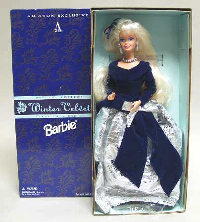 Avon-Winter Velvet (Blonde)a Avon-Winter Velvet Barbie