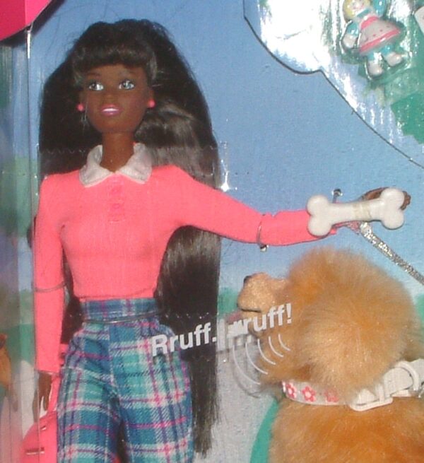 Barbie & Ginger (African American)-1 Barbie and Ginger “African American” (Play Set Collection “Toys R Us Exclusive” Special Edition) “Rare-Vintage” (1997)