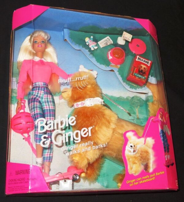 Barbie & Ginger (Blonde)-0 Barbie and Ginger “Blonde” (Play Set Collection “Toys R Us Exclusive” Special Edition) “Rare-Vintage” (1997)