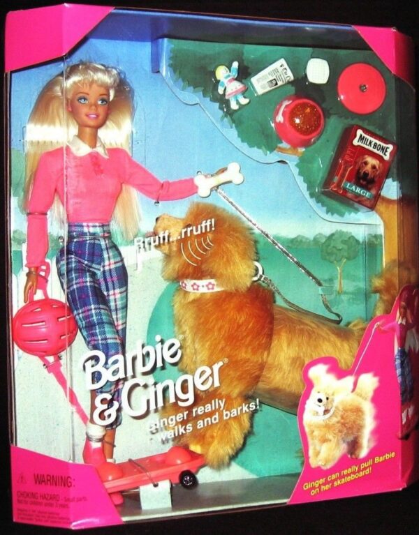 Barbie & Ginger (Blonde) Barbie and Ginger “Blonde” (Play Set Collection “Toys R Us Exclusive” Special Edition) “Rare-Vintage” (1997)