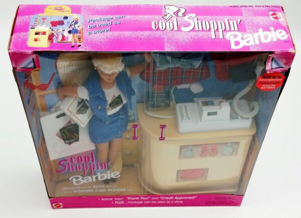 Cool Shoppin' Barbie-01d Cool Shoppin' “Barbie” (Shopping Fun! “Toys R Us Exclusive” Special Edition Collection) “Rare-Vintage” (1997)