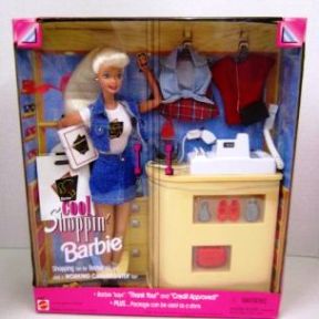 cool shopping barbie