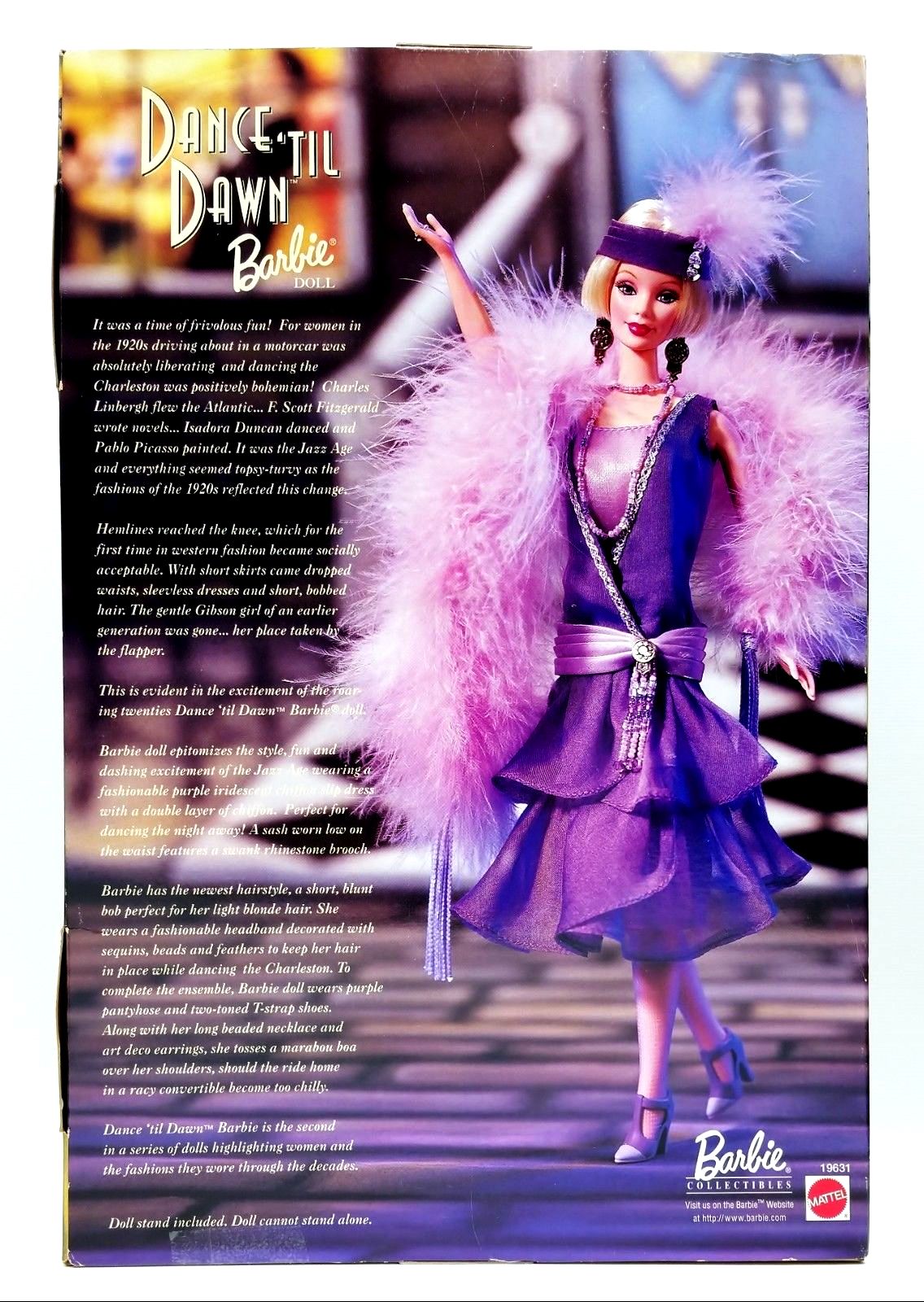 Great Fashions Of The 20th Century – Dance Till Dawn Barbie (1920s) – Tweede In Serie – Flapperjurk Met Veren