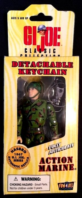 G.I. Joe Detachable Key Chain 1967 Action Marine!-0a - Copy