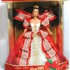 Happy Holidays Barbie Doll (Brunette) 10th Anniversary Gold Insert (00)