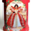 1997 Happy Holidays Barbie Doll (Brunette) “10th Anniversary Gold Insert” Special Edition “Rare-Vintage” (1997)
