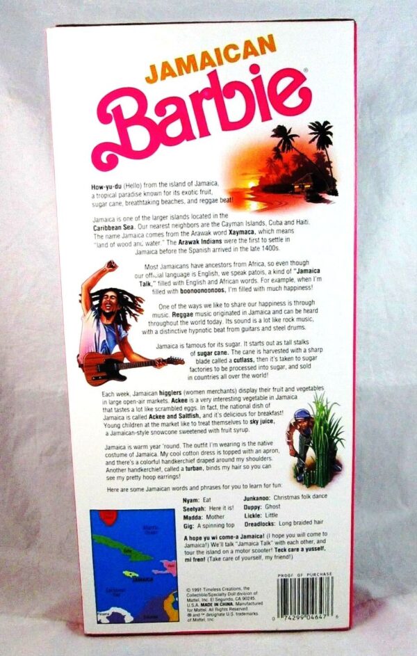 Jamaican Barbie Doll-1c Jamaican Barbie Doll-1c