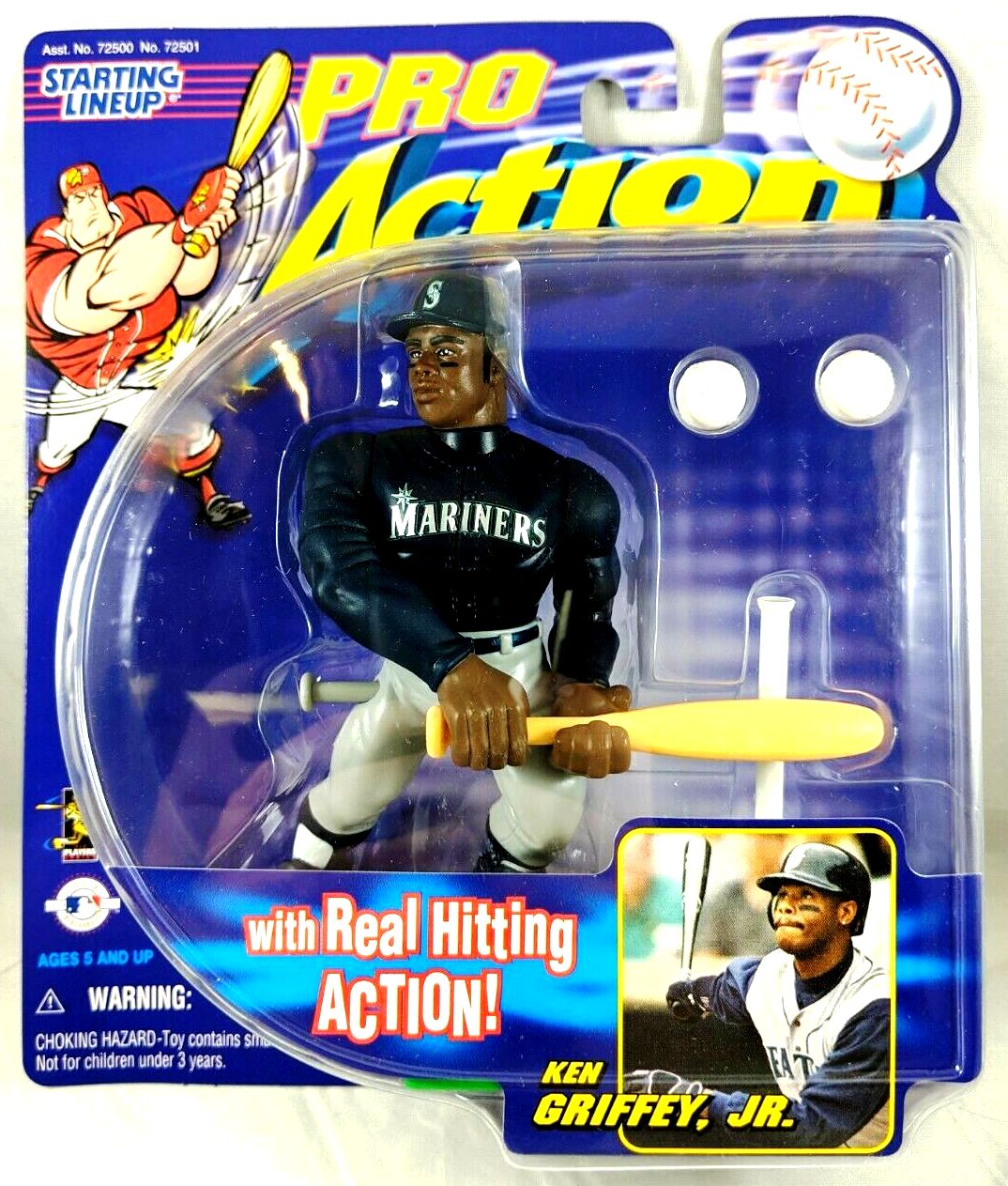 1998 Starting Lineup Pro Action Ken Griffey Jr Seattle Mariners Baseball Figure for sale online 
